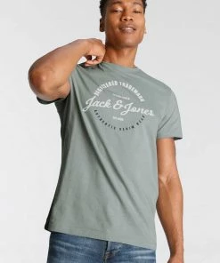 Beste Bewertungen von ⭐ Jack & Jones T-Shirt »BRAT TEE« mit Logoprint Schwarz, Beige, Graublau, Navy 🛒 -Offizieller Jones-Shop e07d5e8e 74f0 5721 8e7f 0673decdf552