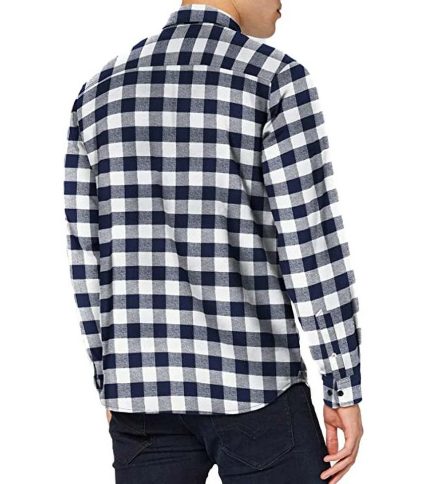 Bestes Angebot ✔️ Jack & Jones Langarmhemd »JACK & JONES Herren Karo-Hemd Flanell Langarm-Hemd Jan 👕 Shirt Longsleeve Freizeit-Hemd Blau/Weiß« 🔥 4 Bestes Angebot ✔️ Jack & Jones Langarmhemd »JACK & JONES Herren Karo-Hemd Flanell Langarm-Hemd Jan 👕 Shirt Longsleeve Freizeit-Hemd Blau/Weiß« 🔥 – Bild 4