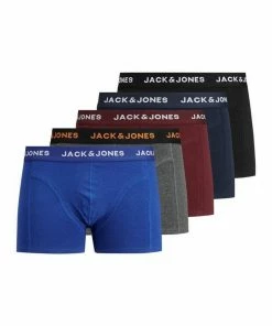 Top 10 ⌛ Jack & Jones Boxershorts »3624« (1 Stück) Herren Jack & Jones Boxershorts 5er Pack Trunks Stretch Unterhose JACHUEY Schwarz-2, Anthrazit-Blau-Grau, Schwarz-Blau, Schwarz-Navy-Grau 😍