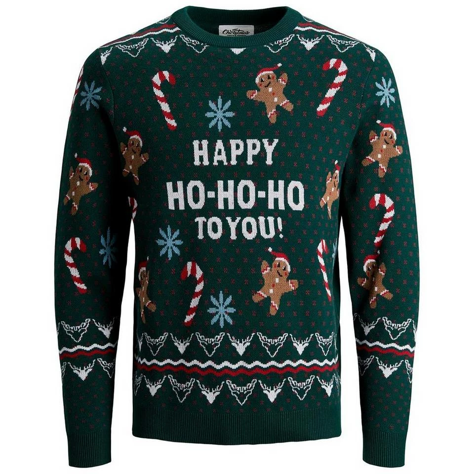 Schlussverkauf ⌛ Jack & Jones Sweater »Große Größen Jack & Jones Xmas Strickpullover grün JORELF« 💯 1 Schlussverkauf ⌛ Jack & Jones Sweater »Große Größen Jack & Jones Xmas Strickpullover grün JORELF« 💯