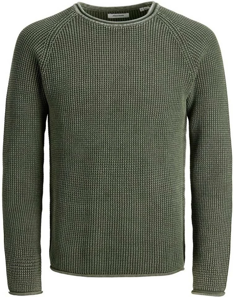 Großhandel 😉 Jack & Jones Rundhalspullover »MAX KNIT CREW NECK« Schwarz, Olivgrün 🎉 4 Großhandel 😉 Jack & Jones Rundhalspullover »MAX KNIT CREW NECK« Schwarz, Olivgrün 🎉 – Bild 4
