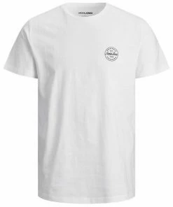 Aktion 👏 Jack & Jones Rundhalsshirt »Jack&Jones Große Größen Herren T-Shirt JJESHARK weiß kleiner Print« 💯 -Offizieller Jones-Shop e2e392c5 9b96 50bf bd18 a6480149745f