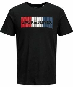Schlussverkauf 🧨 Jack & Jones Rundhalsshirt »Jack & Jones Logoprint T-Shirt große Größen schwarz« 👏 -Offizieller Jones-Shop e3adac92 3032 56bc 882a 8faf14076a5c