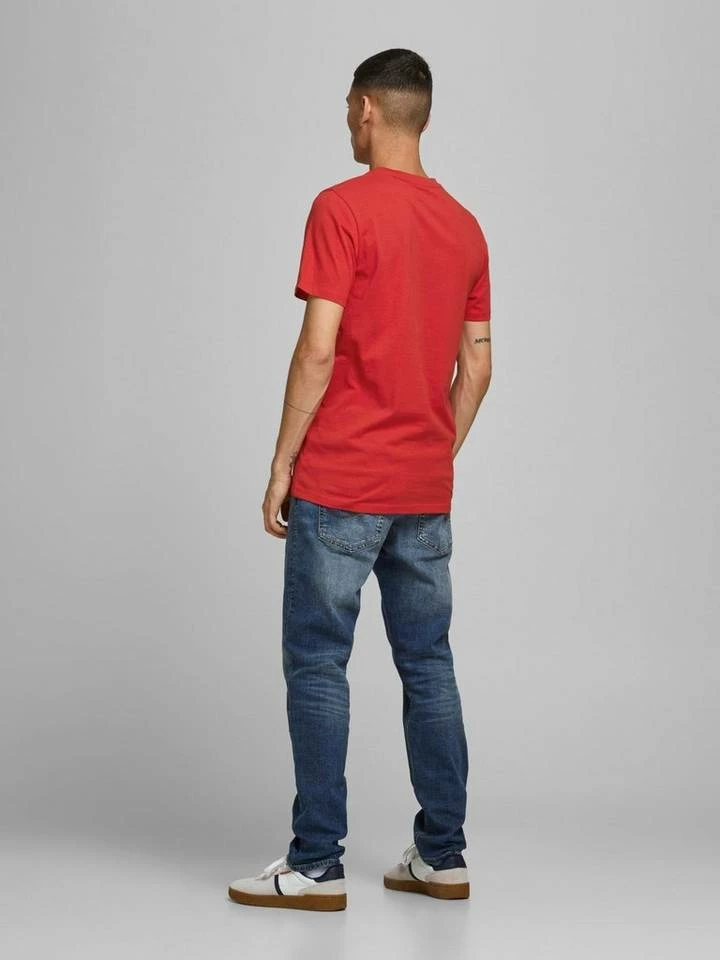 Auslauf 👏 Jack & Jones T-Shirt »LOGO TEE 2 COL« (1-tlg) Hawaiian Sunset, Offwhite, True Red, Navy 🌟 2 Auslauf 👏 Jack & Jones T-Shirt »LOGO TEE 2 COL« (1-tlg) Hawaiian Sunset, Offwhite, True Red, Navy 🌟 – Bild 2