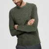 Großhandel 😉 Jack & Jones Rundhalspullover »MAX KNIT CREW NECK« Schwarz, Olivgrün 🎉