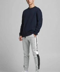 Billig 🧨 Jack & Jones Sweathose »BLOCKING SWEAT PANT« Navy, Black, Hellgrau-meliert, Crockery ⌛ -Offizieller Jones-Shop e4a3e37d 1f73 5b16 b228 d1c7fd7fe903
