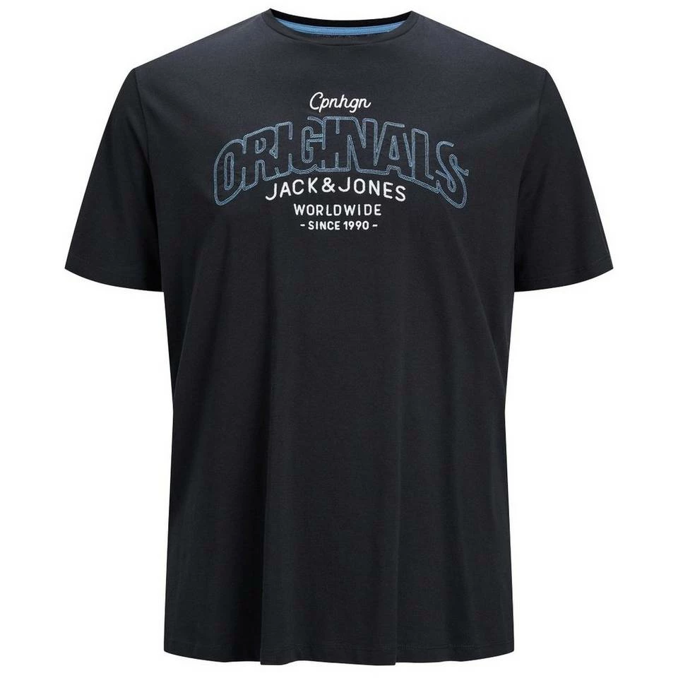 Budget 👍 Jack & Jones Rundhalsshirt »Jack&Jones T-Shirt JORSURFACE große Größen schwarz Stickerei« 😀 5 Budget 👍 Jack & Jones Rundhalsshirt »Jack&Jones T-Shirt JORSURFACE große Größen schwarz Stickerei« 😀 – Bild 5