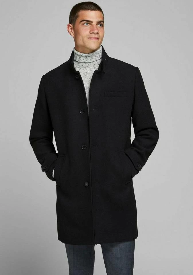 Budget ✔️ Jack & Jones Wollmantel »BLAMELTON WOOL 🧥 COAT« Khaki, Schwarz, Hellgrau, Grau 🤩 11 Budget ✔️ Jack & Jones Wollmantel »BLAMELTON WOOL 🧥 COAT« Khaki, Schwarz, Hellgrau, Grau 🤩 – Bild 11