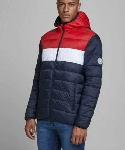 Großhandel 🥰 Jack & Jones Steppjacke »MAGIC PUFFER HOOD« Black, Rot-navy-weiß, Navy, Yolk Yellow 🔔 -Offizieller Jones-Shop e6bf2197 793a 5afd 9920 60e05e5d6f4d