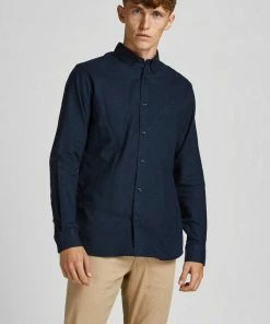 Bestes Angebot 🔥 Jack & Jones Langarmhemd »PERFECT TWIST 👚 SHIRT« Grau-meliert, Dunkelgrün, Navy ❤️ 16 Bestes Angebot 🔥 Jack & Jones Langarmhemd »PERFECT TWIST 👚 SHIRT« Grau-meliert, Dunkelgrün, Navy ❤️ -Offizieller Jones-Shop e787b53b d494 55fe 8318 fc34bc2d2b2d