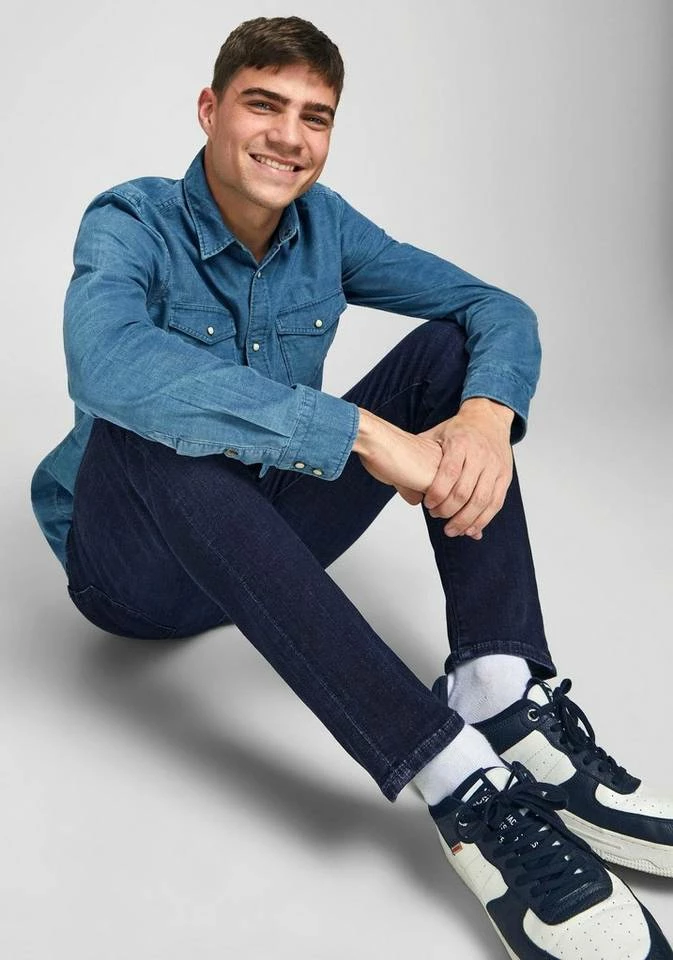 Coupon 👍 Jack & Jones Slim-fit-Jeans »Glenn Icon« Mid-blue-used, Light-blue-used, Blue-denim, Grey-denim ✨ 9 Coupon 👍 Jack & Jones Slim-fit-Jeans »Glenn Icon« Mid-blue-used, Light-blue-used, Blue-denim, Grey-denim ✨ – Bild 9