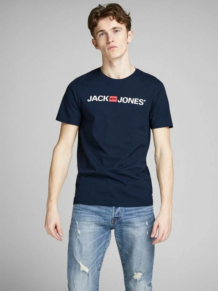 Brandneu 💯 Jack & Jones T-Shirt »CORP LOGO« (1-tlg) Black, White, Light Grey Melange, Navy Blazer 😀 11 Brandneu 💯 Jack & Jones T-Shirt »CORP LOGO« (1-tlg) Black, White, Light Grey Melange, Navy Blazer 😀 – Bild 11