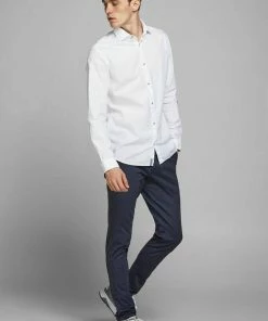 Großhandel 🤩 Jack & Jones Chinohose »Chino Marco Phil« Grau-meliert, Dunkelgrau, Schwarz, Navy-new ⌛