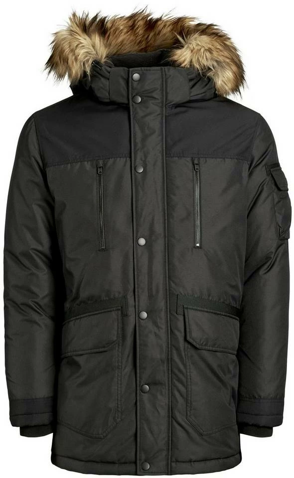 Billig 🥰 Jack & Jones Parka »GLOBE PARKA« Hellgrau-meliert, Olivgrün, Navy, Schwarz 😀 5 Billig 🥰 Jack & Jones Parka »GLOBE PARKA« Hellgrau-meliert, Olivgrün, Navy, Schwarz 😀 – Bild 5