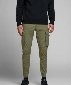 Billig 👏 Jack & Jones Cargohose »PAUL FLAKE« OLIVE NIGHT, Hellbeige, Dunkelbeige, Navy 👍 -Offizieller Jones-Shop efc1b161 9f2e 4c14 a094 f456f5290ffd