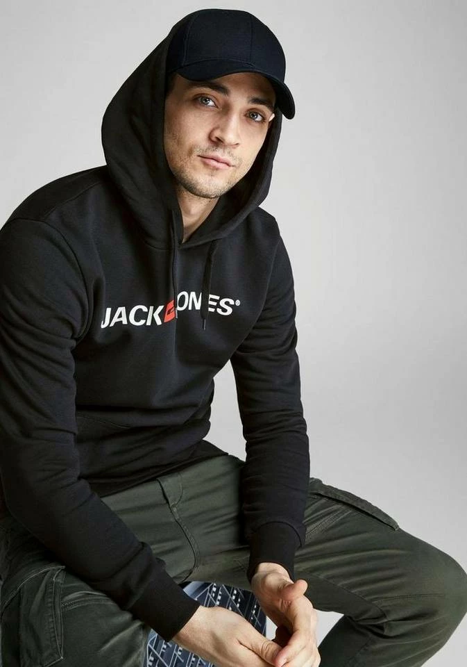 Brandneu 🥰 Jack & Jones Kapuzensweatshirt »Logo Hoodie Oldschool« Anthrazit, Dunkelblau, Weiß, Hawthorne 🥰 9 Brandneu 🥰 Jack & Jones Kapuzensweatshirt »Logo Hoodie Oldschool« Anthrazit, Dunkelblau, Weiß, Hawthorne 🥰 – Bild 9