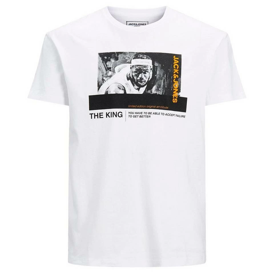 Neu 🥰 Jack & Jones Rundhalsshirt »Große Größen T-Shirt Jack & Jones weiß „Black Mamba”-Fotoprint« ⌛ 6 Neu 🥰 Jack & Jones Rundhalsshirt »Große Größen T-Shirt Jack & Jones weiß „Black Mamba”-Fotoprint« ⌛ – Bild 6