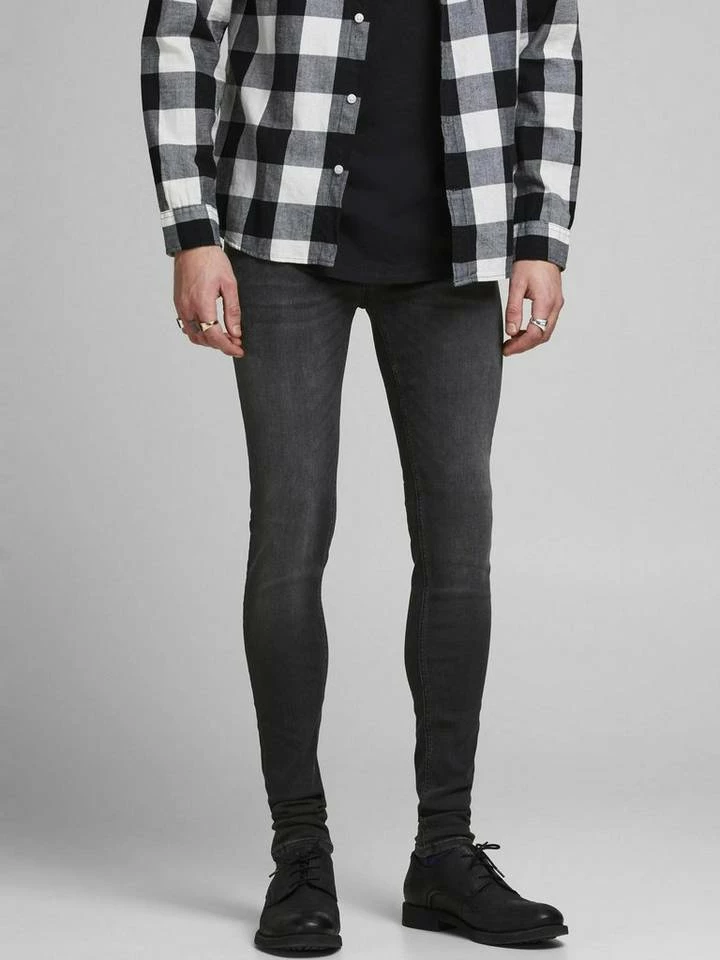 Auslauf 🧨 Jack & Jones Skinny-fit-Jeans »Tom« Blue-denim, Black-denim 🌟 5 Auslauf 🧨 Jack & Jones Skinny-fit-Jeans »Tom« Blue-denim, Black-denim 🌟 – Bild 5