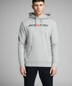 Auslauf 😍 Jack & Jones Hoodie »3477« (1-tlg) JACK & JONES Herren CORP LOGO SWEAT HOOD Basic Sweatshirt Schwarz, Grau, Wei&szlig;, Navy ❤️ -Offizieller Jones-Shop f6c248f6 e8ab 57d3 9370 66db5ff0d547