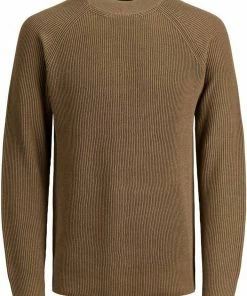 Bestpreis 😉 Jack & Jones Rundhalspullover »BLAPERFECT KNIT« Khaki, Hellkhaki, Schwarz 🧨 -Offizieller Jones-Shop f71fdc3a 013d 5532 83b8 f2475eb9073f