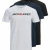 Am billigsten ✨ Jack & Jones T-Shirt »CORP LOGO TEE« (Packung, 3-tlg., 3er-Pack) 3er Packung 🛒