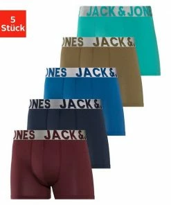Rabatt 🎉 Jack & Jones Funktionsboxer (5 Stück) aus Microfaser 🌟