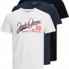 Bestpreis 😀 Jack & Jones T-Shirt »LOGO TEE« (Packung, 3-tlg., 3er-Pack) 🤩
