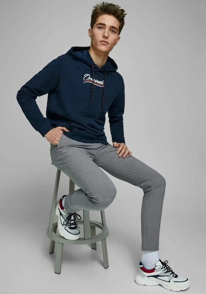 Neu 🔥 Jack & Jones Chinohose »MARCO CONNOR« Grau-meliert, Beige-kariert 😍 8 Neu 🔥 Jack & Jones Chinohose »MARCO CONNOR« Grau-meliert, Beige-kariert 😍 – Bild 8