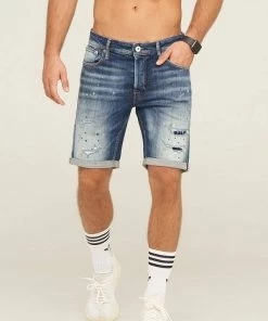 Neu 🔔 Jack & Jones Shorts »RICK« mit cooler Used-Waschung ✔️