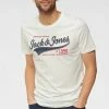 Aktion 😍 Jack & Jones T-Shirt »LOGO TEE« Orange, Dunkelgrau, Gr&uuml;n, Offwhite 🤩