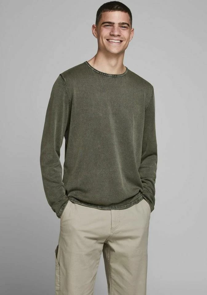 Schlussverkauf ✨ Jack & Jones Rundhalspullover »LEO« Beige, Hellblau, Chocolate Fondant, Mellow Yellow 🎉 10 Schlussverkauf ✨ Jack & Jones Rundhalspullover »LEO« Beige, Hellblau, Chocolate Fondant, Mellow Yellow 🎉 – Bild 10