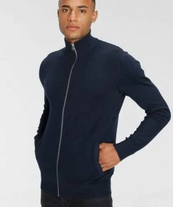 Top 10 🌟 Jack & Jones Cardigan »EMIL KNIT TURTLE ZIP CARDIGAN« Schwarz, Grau-meliert, Navy 🧨